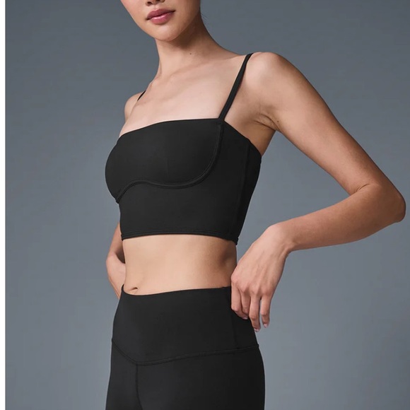 Alo Airbrush Streamlined Bra Tank, S - Picture 5 of 5